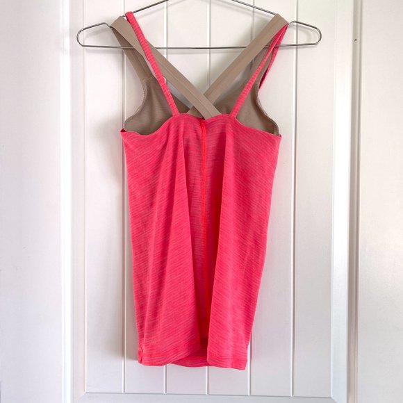 Lululemon - coral / beige tank top - Picture 4 of 12